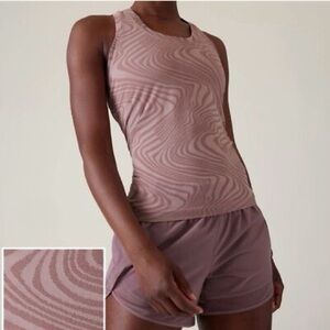 Athleta Racerback Tank Top Marble Swirl